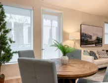 1 bedroom apartment interior at C+C Flats in Chula Vista, CA — spacious living area with modern finishes